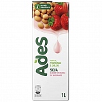 Bebida à Base de Soja ADES Sabor Vitamina de Morango 1 Litro