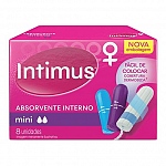 Absorvente Interno INTIMUS Mini Caixa 8 Unidades