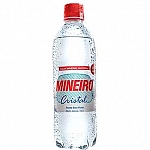 Água Mineral Natural MINEIRO Cristal com Gás Garrafa 500ml