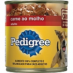 Petisco para Cães Adultos PEDIGREE Pedaços de Carne ao Molho Lata 290g