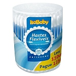 Hastes Flexíveis ISABABY Pote Com 150 Unidades