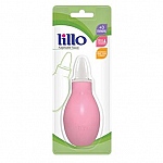 Aspirador Nasal LILLO Bico Redondo Anatômico Cor Rosa Unidade