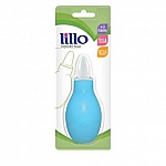 Aspirador Nasal LILLO Bico Redondo Anatômico Cor Azul Unidade