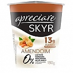 Iogurte Desnatado Skyr APRECIARE Sem Lactose Com Amendoim 130g