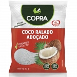 Coco Ralado Adoçado COPRA Fino e Umedecido Sem Glúten, Sem Lactose 50g