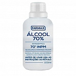 Álcool Líquido Antisséptico FARMAX 70° Cosmético Etílico Hidratado 100ml