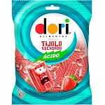 Bala de Gelatina Regaliz FINI Tijolo Recheado Ácido Sabor Banana 85g