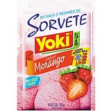 Pó para Preparo de Sorvete YOKI Sabor Morango 150g