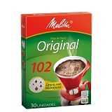 Filtro de Papel MELITTA Original Nº 102 com 30 Unidades