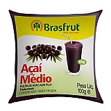 Polpa de Fruta Congelada BRASFRUT Integral Açaí Médio 100g