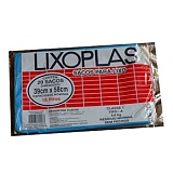 Saco para Lixo LIXOPLAS 15 Litros Preto com 20 Sacos