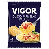 Queijo Parmesão Ralado VIGOR Pacote 50g