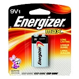 Pilha Bateria 9v ENERGIZER Max com 1 Unidade