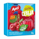 Gelatina em Pó Sabor Cereja APTI 35g