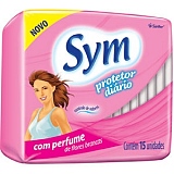 Absorvente SYM Proteção Diária com Perfume com 15 unidades