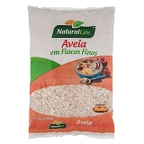 Aveia em Flocos Finos Natural Life KODILAR Pacote 500g
