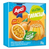 Gelatina em Pó Sabor Maracujá APTI 35g