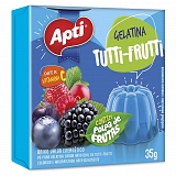 Gelatina em Pó Sabor Tutti-Fruti APTI 35g