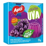 Gelatina em Pó Sabor Uva APTI 35g