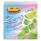Gelatina em Pó Zero Açúcar Limão KODILAR 12g