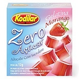 Gelatina em Pó Zero Açúcar Morango KODILAR 12g