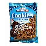 Biscoito Integral Cookies Natural Life KODILAR Sabor Original com Gotas de Chocolate 180g