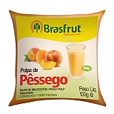 Polpa de Fruta Congelada BRASFRUT Integral Pêssego 100g