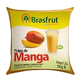 Polpa de Fruta Congelada BRASFRUT Integral Manga 100g