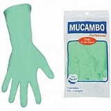 Luva Multi Uso de Latex Forrada Grande MUCAMBO Verde