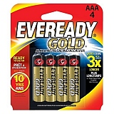 Pilha Palito AAA EVEREADY Gold Alcalina com 4 Unidades
