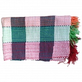 Tapete Artesanal ROCHA E SILVA Xadrez 70x40cm Diversas Cores 1 Unidade