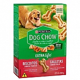 Petisco para Cães Adultos Extra Life DOG CHOW Biscoitos Sabor Frango para Médios e Grandes 500g