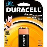 Pilha Bateria 9V DURACELL Unidade