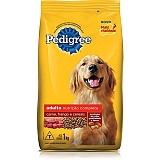 Ração para Cães Adultos PEDIGREE Sabor Carne, Frango e Cereais Embalagem 1Kg