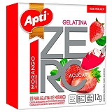 Gelatina em Pó Morango APTI Zero Açúcar 12g