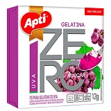 Gelatina em Pó Uva APTI Zero Açúcar 12g
