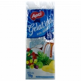 Gelatina sem Sabor APTI em Folhas Incolores 10g