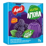 Gelatina em Pó Sabor Amora APTI 35g