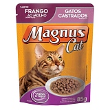 Petisco para Gatos MAGNUS Frango ao Molho Sachê 85g