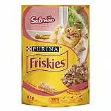 Petisco para Gatos Adultos FRISKIES Salmão ao Molho 85g
