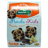 Biscoito Amanteigado Natural Life KODILAR Panda Kids Baunilha e Cacau Sem Glúten Sem Leite Pacote 100g