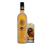 Aguardente 51 Mel com Toque de Limão 740ml