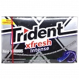 Goma de Mascar TRIDENT XFresh Intense 14 Unidades 26,6g