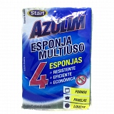 Esponja Multi Uso AZULIM 4 Unidades