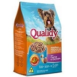 Ração para Cães Adultos QUALIDY Pequeno Porte Sabor Carne Pacote 3kg