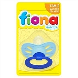 Chupeta de Silicone FIONA Classica Orto Tamanho 2 Azul Unidade