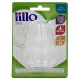 Bico Para Mamadeira LILLO Ortodôntico Tamanho 2 Silicone 2 Unidades