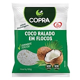 Coco Ralado Adoçado COPRA em Flocos Sem Glúten, Sem Lactose 100g