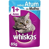 Petiscos para Gatos WHISKAS Sabor Atum ao Molho 85g