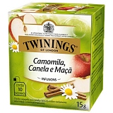 Chá TWININGS Camomila, Canela e Maçã 15g